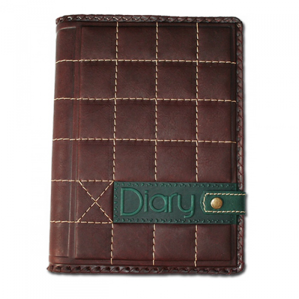 Ежедневник в стиле 19 века модель 42. Кожаный переплет