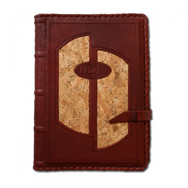 Ежедневник в стиле 19 века модель 5. Кожаный переплет