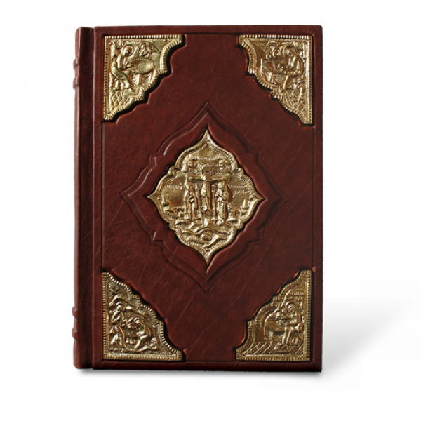 Евангелие 2000 лет в Западноевропейском изобразительном искусстве. Подарочное издание в кожаном переплете 019(л)