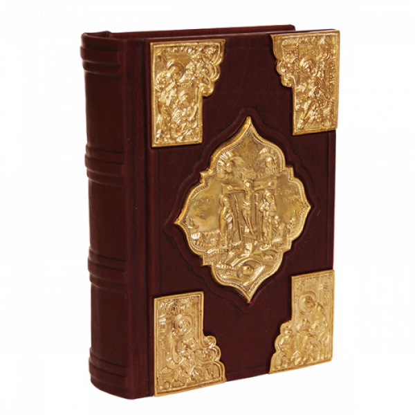Святое Евангелие. Подарочное издание в кожаном переплете 070(л)