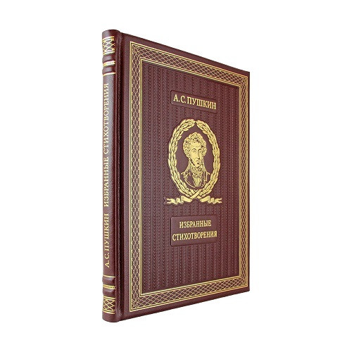 Кожаная книга Избранные стихотворения с иллюстрациями и комментариями. Пушкин А. С. К 229 БЗ