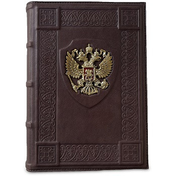 Ежедневник недатированный в стиле 19 века с литьем 219(л)